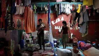 Extreme weather in the Philippines forced this family in Navatos City into temporary accommodation, yet some UAE-based Filipinos have had their attempts to help their compatriots frustrated by bureaucracy.