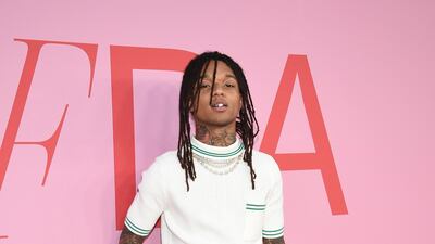 Swae Lee arrives for the 2019 CFDA fashion awards at the Brooklyn Museum in New York City on June 3, 2019. AP