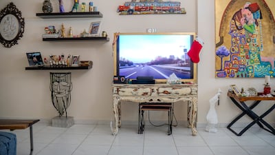 Wael Hamadeh describes his apartment as an 'open studio'