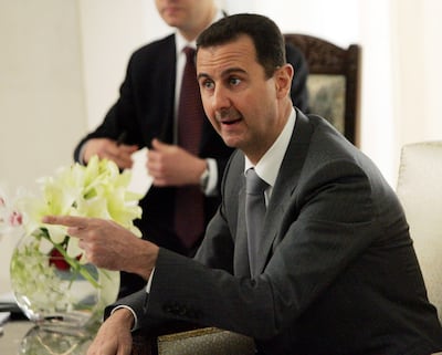 Former Syrian president Bashar Al Assad. Getty Images