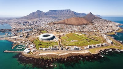 Cape Town, South Africa. The country is one of 12 African nations from where UAE flight restrictions are being eased. Getty Images