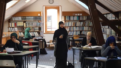 The IESH educated about 200 students annually in Quranic studies, Islamic theology and the Arabic language. AFP