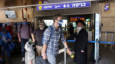 Tourists arrive at Ben Gurion International Airport, 20 kilometres south-east of Tel Aviv. Reuters