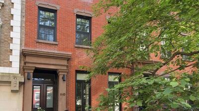 This townhouse at 110 West 13th Street, in Greenwich Village, New York, is on the market for $12.9 million. Courtesy Leslie Garfield