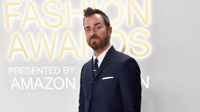 Actor Justin Theroux in a Thom Browne tuxedo.