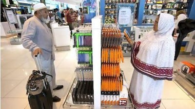 Passengers leaving Dubai make up the largest portion of Dubai Duty Free sales.