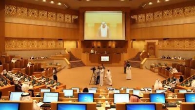 FNC members will question officials about cooperative stores, early retirement for women, pensions for federal employees and small business policies today before a break for about four months. Fatima Al Marzooqi/ The National