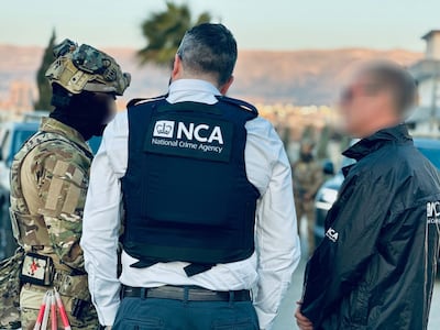 National Crime Agency officers were involved in an operation in the Kurdistan region for the first time. Photo: NCA