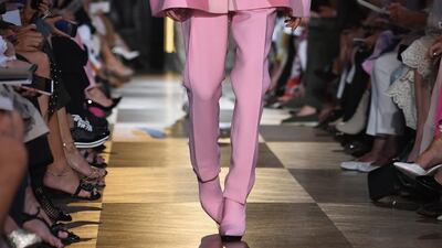 A look by Schiaparelli Haute Couture. Getty Images