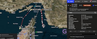 Rich Starry has turned back towards the Arabian Gulf. Photo: LSEG workspace