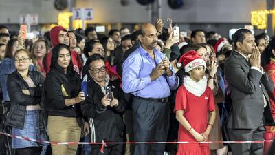 Thousands of Christians attend midnight mass at St Mary’s in Dubai, the largest church in the Gulf