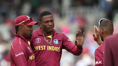 Sheldon Cottrell (West Indies): The fast bowler is perfectly capable of giving India's batsmen problems. His fielding and general body language can also help lift the spirits of his teammates. Jon Super / AP Photo