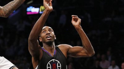 Luc Richard Mbah a Moute in action for the Clippers against the Nets on Tuesday night. Kathy Willens / AP Photo / November 29, 2016