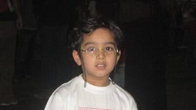 Six-year-old Avantika Nambiar, who was suffocated in her family's flat in Dubai shortly before her father hanged himself.