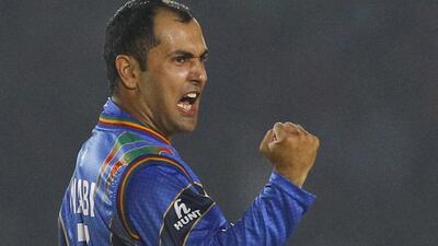 Mohammad Nabi and Afghanistan will begin their first run in the 50-over Cricket World Cup on February 18. AM Ahad / AP