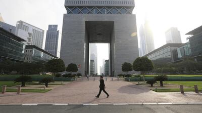 The number of people working in Dubai’s financial free zone rose 9 per cent to more than 21,600 last year. Sarah Dea / The National