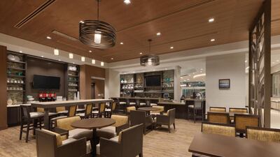 Breakfast though is a self-serve bun fight, with too many guests, shared tables and plastic crockery where the coffee, bread, hot food, fruits and cutlery regularly run out. Courtesy Hyatt DC