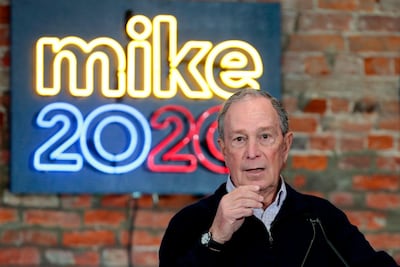 Dueling ads from Democratic presidential hopeful Michael Bloomberg and US President Donald Trump are set to run in next month's Super Bowl. Photo: AFP