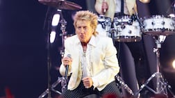 Rod Stewart played crowd favourites including Maggie May, Young Turks and First Cut is the Deepest. Getty Images