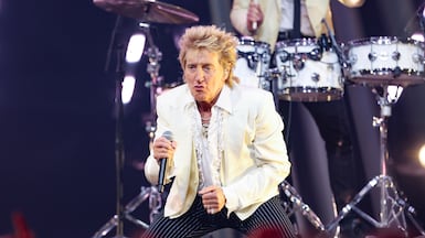 Rod Stewart played crowd favourites including Maggie May, Young Turks and First Cut is the Deepest. Getty Images