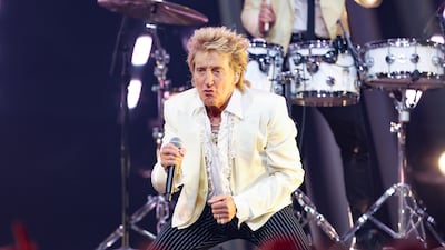 Rod Stewart played crowd favourites including Maggie May, Young Turks and First Cut is the Deepest. Getty Images
