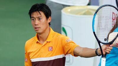 Kei Nishikori's path to the Dubai final is a little clearer following his defeat of Benoit Paire, a typically tricky opponent. Ali Haider / EPA