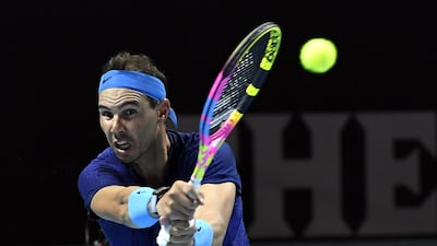 Rafael Nadal in action. EPA