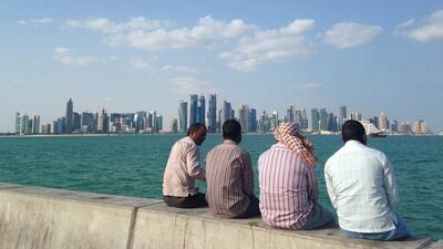 Qatar expects its economy to grow 3.9 per cent this year, down from a previous 4.3 per cent forecast. Rob Harris / AP Photo