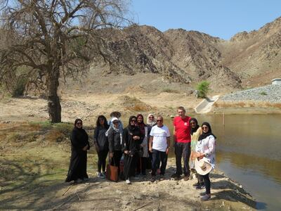 Researchers carried out extensive studies of bodies of water in the UAE. Photo: Prof Waleed Hamza.