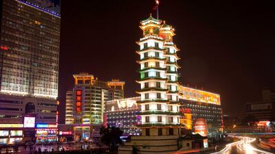 The Erqi Square District in Zhengzhou. Courtesy Emirates
