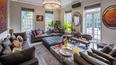 The reception room of the house.