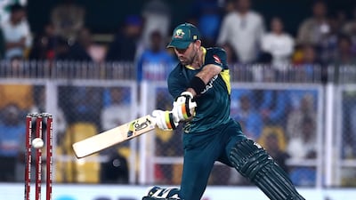 Glenn Maxwell smashed 104 runs off 48 balls for Australia, a knock that included eight fours and eight sixes. Getty Images
