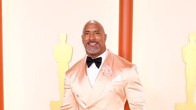 Dwayne Johnson wears Dolce & Gabbana. Getty Images