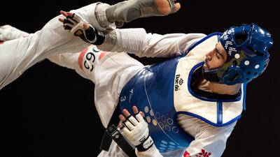 Jordan's Zaid Kareem won a silver medal at the 2022 Asian Games in Hangzhou. AFP