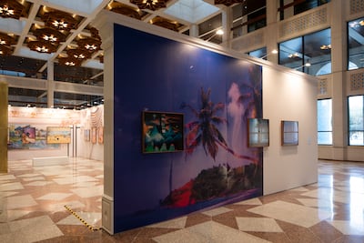 Farah Al Qasimi's General Behaviour layers different images and types of decor. Photo: Cultural Foundation