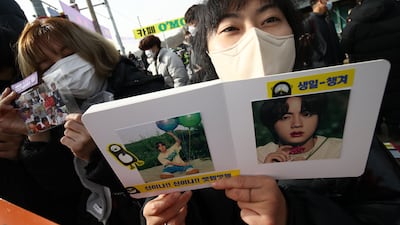 The oldest member of BTS, Jin turned 30 on December 4, 2022. Getty