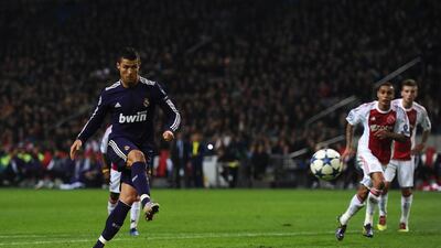 2010-11 50 goals (Real Madrid 47, Portugal 3). Getty Images