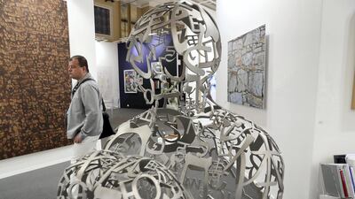 Misk, the Saudi art foundation, is the main sponsor of the Modern section of the fair. Pawan Singh / The National