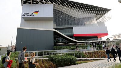 The Germany pavilion.