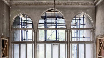 The main reception room of the Bayt K: the renovation is still ongoing. Courtesy of Colombe Clier