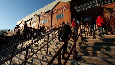 Fans arrive at the stadium before the Premier League match between Aston Villa and Sunderland at Villa Park. Ben Hoskins / Getty Images