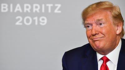 It isn't the first time a President has considered bombing a hurricane. AFP