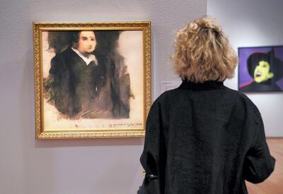 Created by machine, not man, ‘Edmond de Belamy’ sold for Dh1.6 million at auction. AFP