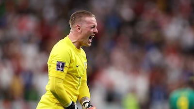 ENGLAND RATINGS: Jordan Pickford 8 - Got his hand to a Dia shot on 31 minutes. Stood firm in first half. Started kicking the ball long after England went ahead. Extremely vocal throughout, he’ll know that France will be a sterner test in the quarter-finals. Getty