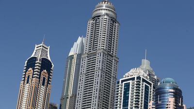 Skyscrapers in Dubai Marina. Chris Whiteoak / The National