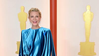 Cate Blanchett wears Louis Vuitton. AFP