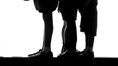 2) The children posed to create the shapes of Dubai landmarks and a silhouette skyline was designed and auctioned off for Dh25,000 at a school ball last month. Take a guess of which Dubai landmark is which. For answers click on the picture.