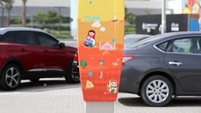 The colourful makeover comes as part of a campaign by Brand Dubai, the creative arm of the government, and the Roads and Transport Authority