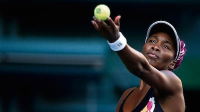 Former world No 1 Venus Williams says she would be happy to play five-set matches. Kiyoshi Ota / EPA