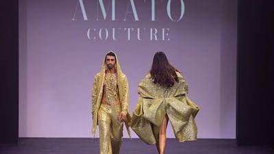 The fashion film featured the house's first male muse and is set in the dramatic landscape of Dubai's desert.